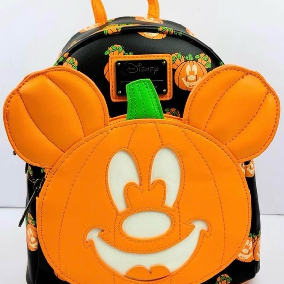 Disney Kids Orange Pumpkin Backpack
